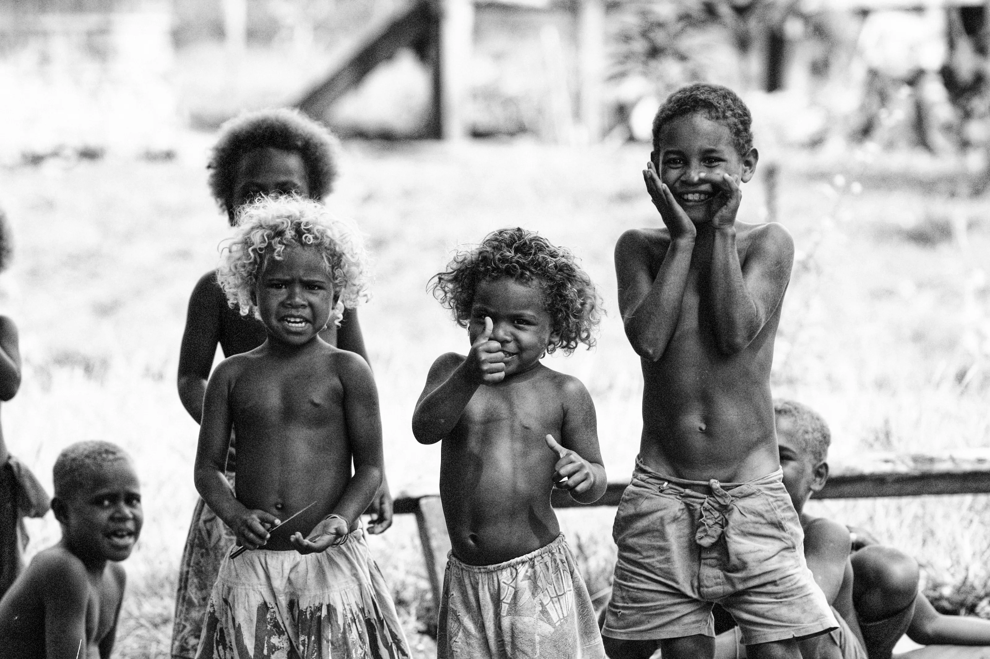 Young Solomon Islanders — travel portrait by Gus McEwan